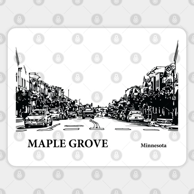 Maple Grove Minnesota Sticker by Lakeric